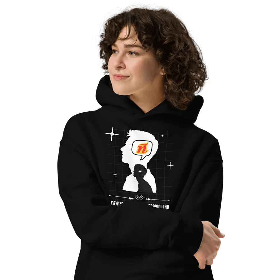 Sudadera con capucha negra - Español Dormido product image (4)