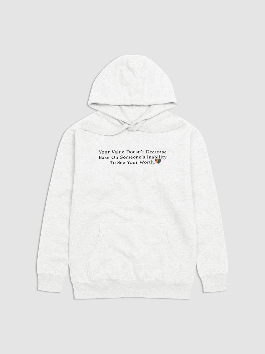 Your Value Hoodie Black Letters product image (10)