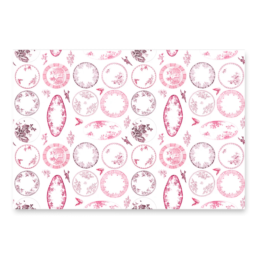 Set of 3 Color | French Antique Plates product image (4)