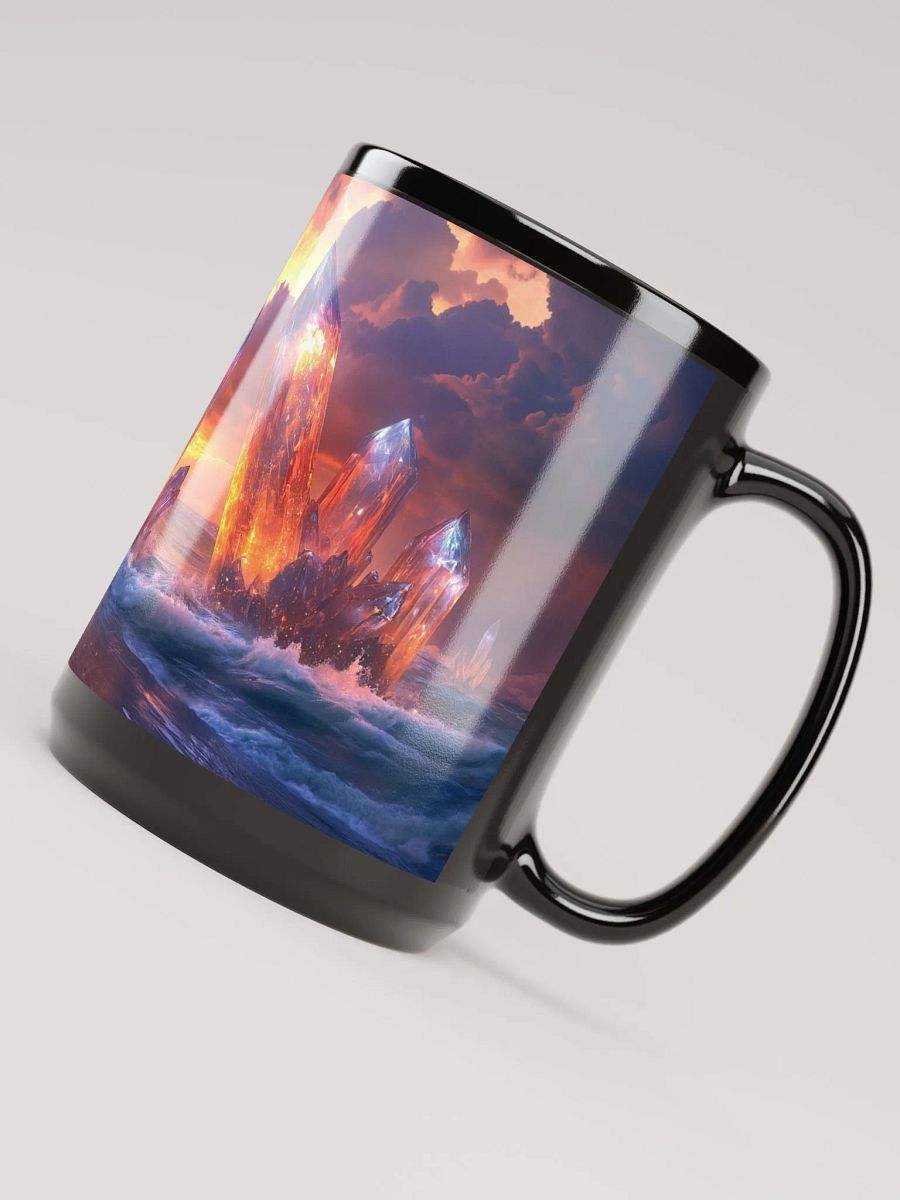 Crystal Dreams Black Glossy Mug product image (5)