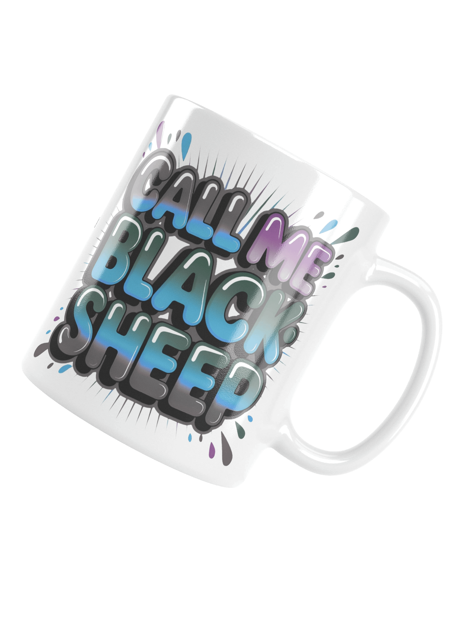 Dark Call Me Blacksheep White Glossy Mug product image (13)