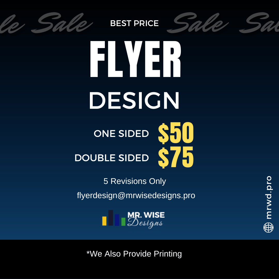 Design - Flyer Design $25.00 product image (1)