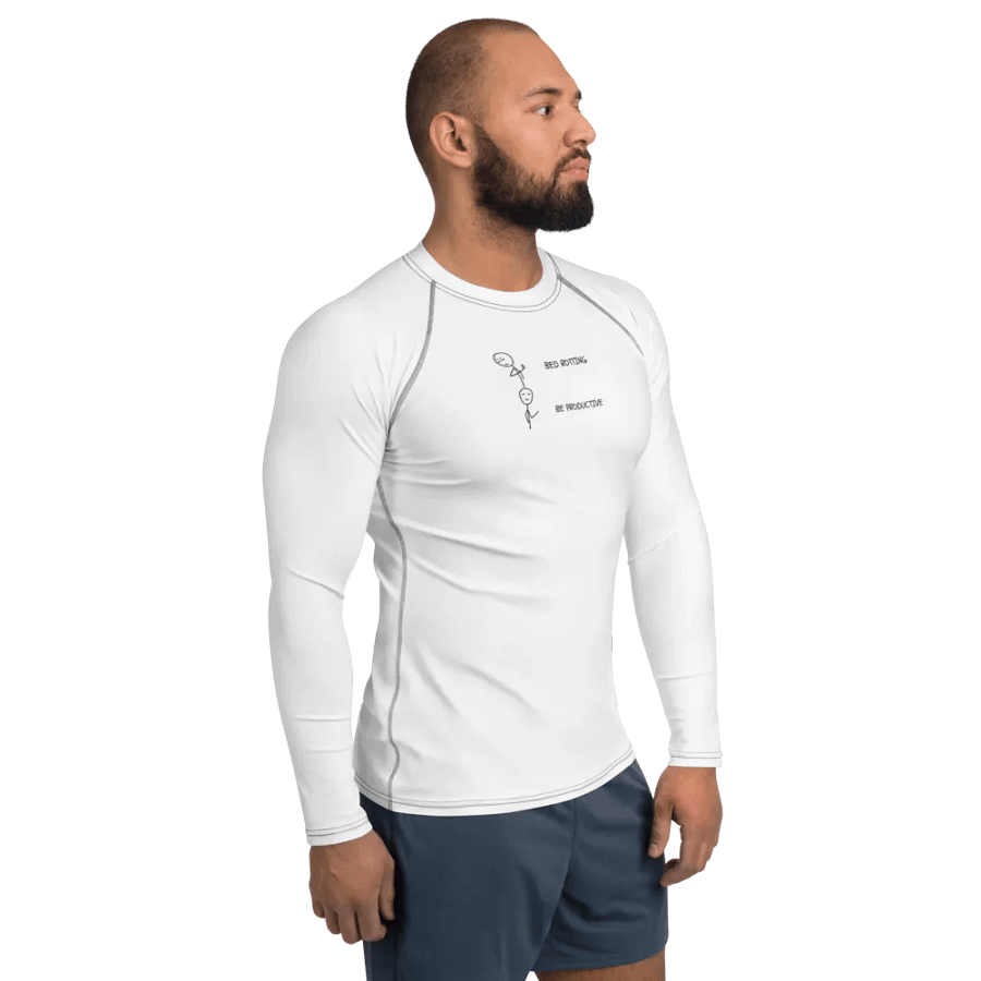 Bed Rotten vs Be Productive Rash Guard product image (4)