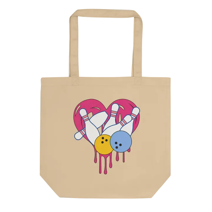 Heart Bowling Eco Tote product image (1)