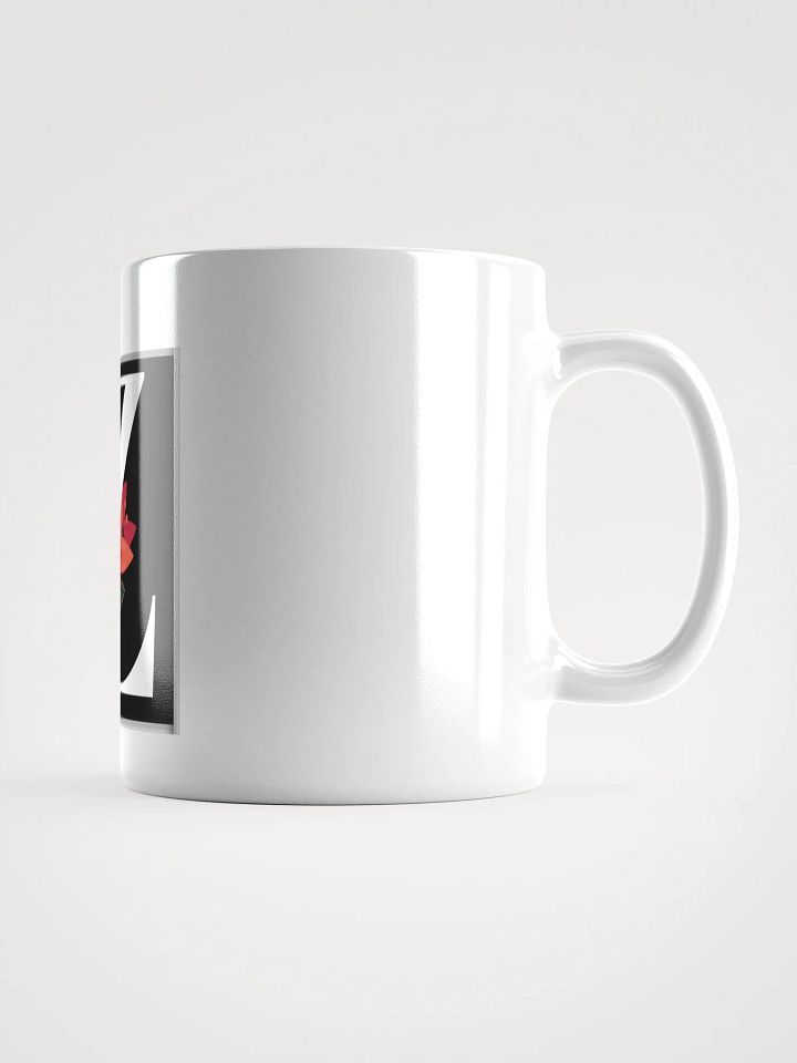 Floral Z Artistic White Glossy Mug product image (1)