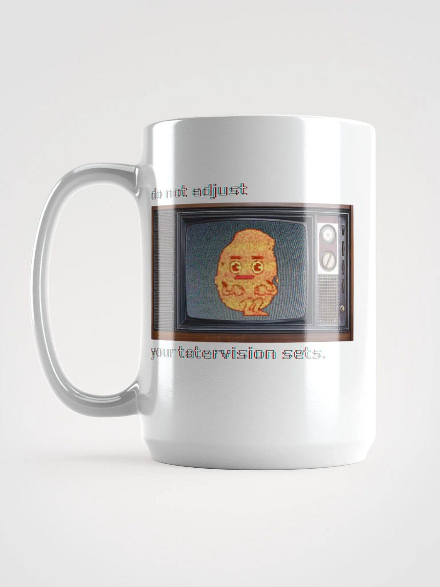 TATERVISION white glossy mug product image (4)