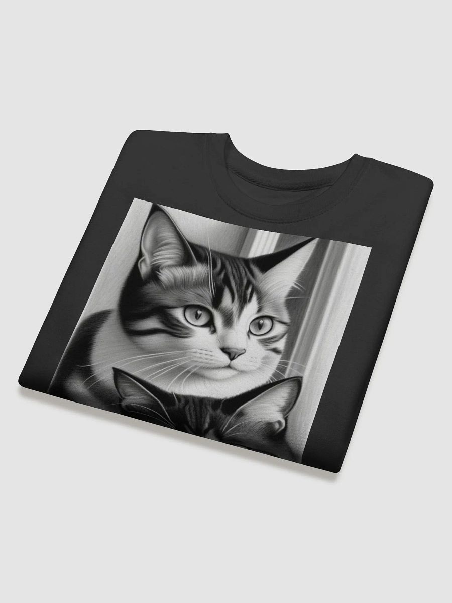 Striped Feline Duo Sweatshirt product image (4)