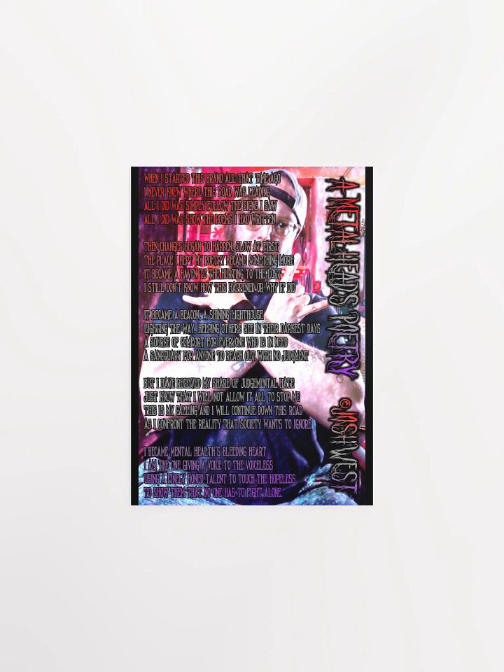 A Metalhead's Poetry poster product image (1)