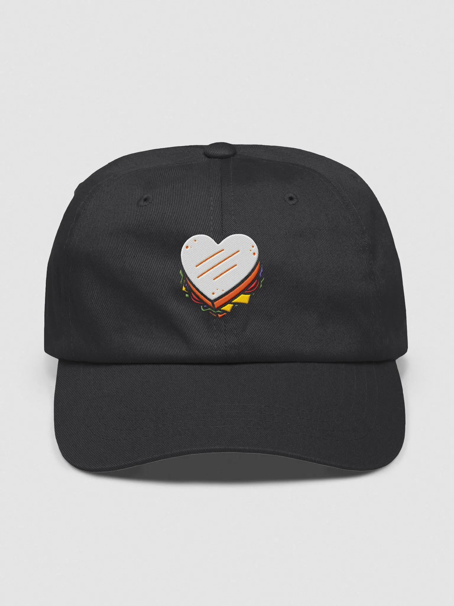 Heart Sandwich Hat / Embroidered product image (1)