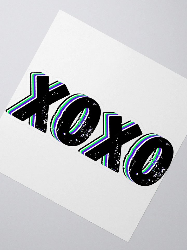 XOXO Sticker - Black product image (2)