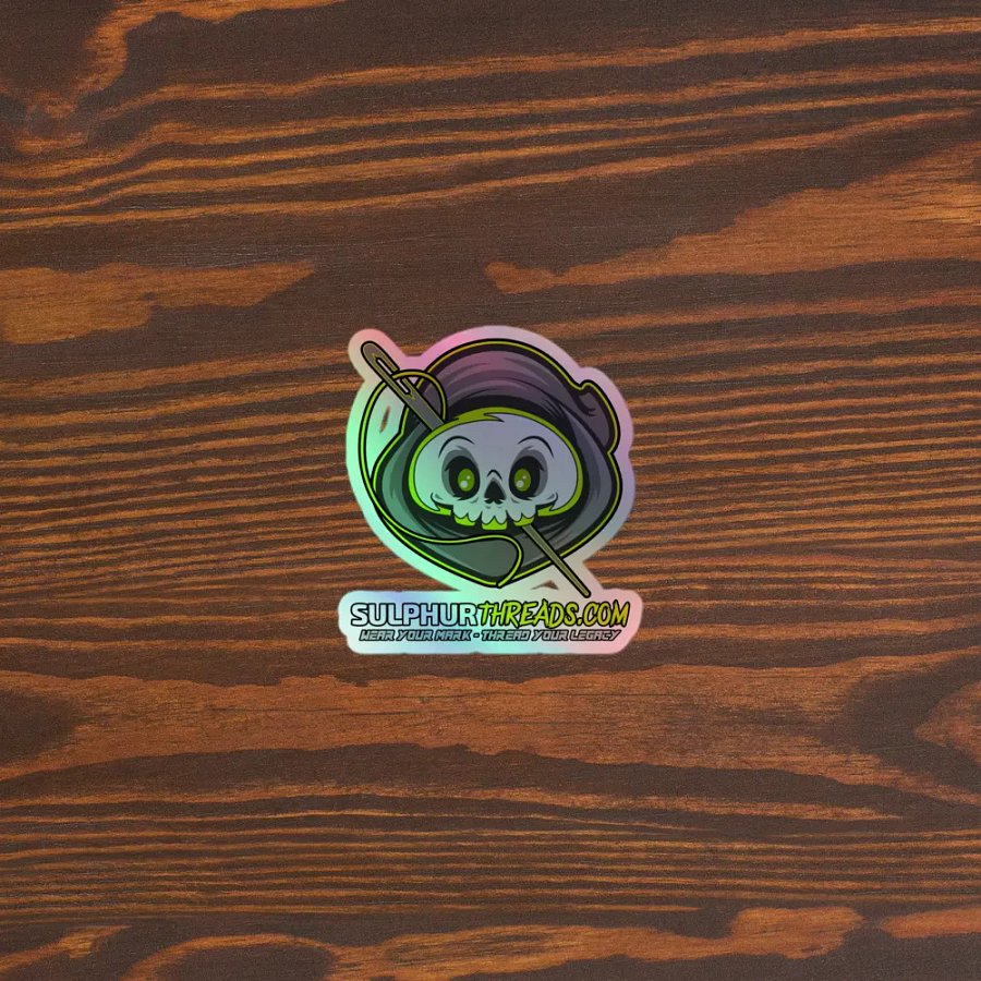 SulphurThreads Logo Holo Sticker product image (5)