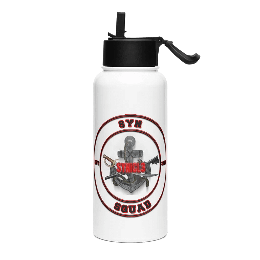 Syn Squad Est Water Bottle w/Straw product image (3)