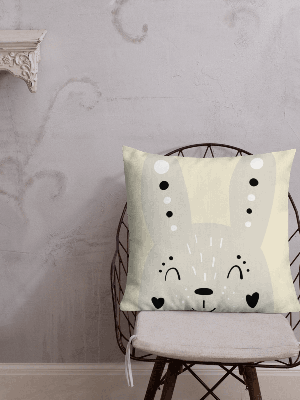 Bunny Bliss All-Over Print Premium Pillow product image (9)