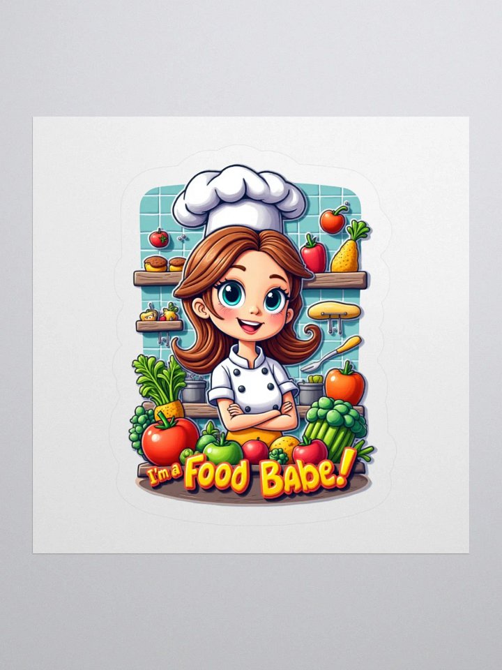 Food Babe Kiss Cut Stickers product image (3)