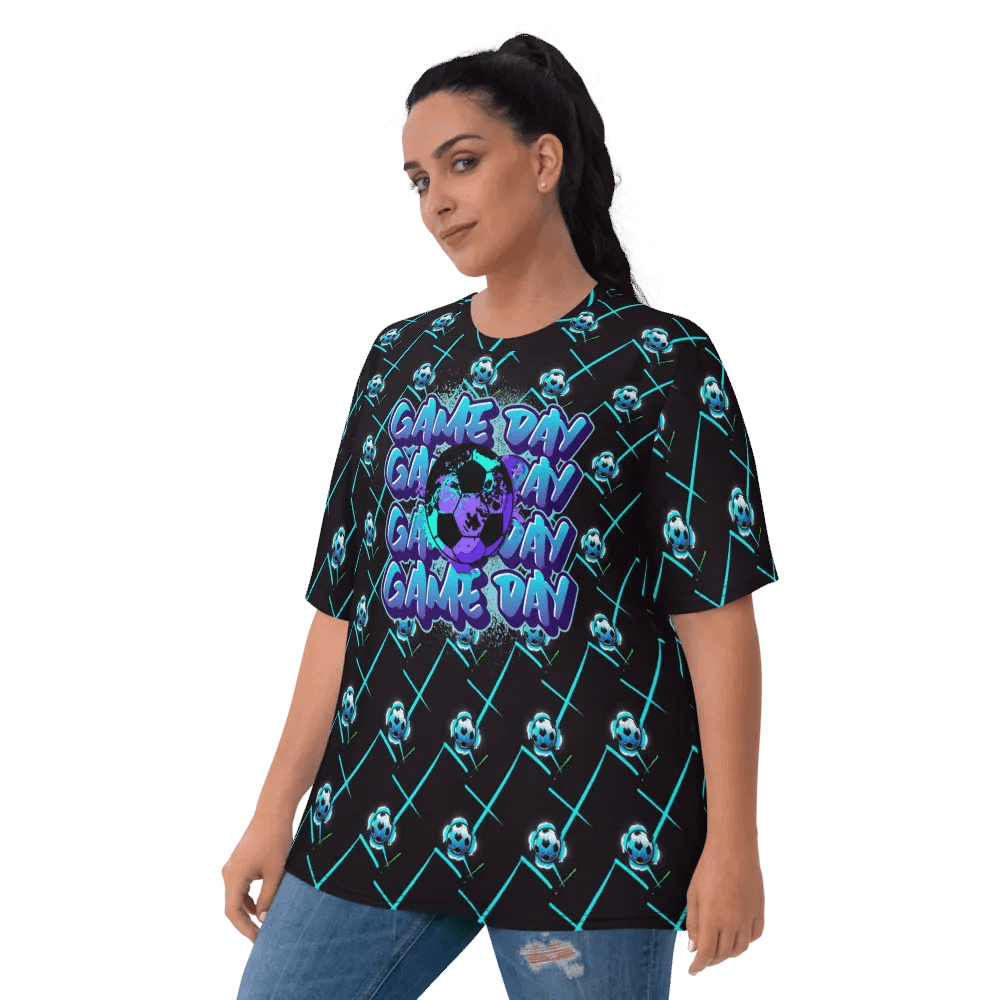 Game Day Soccer European Football All Over Print T-shirt product image (10)