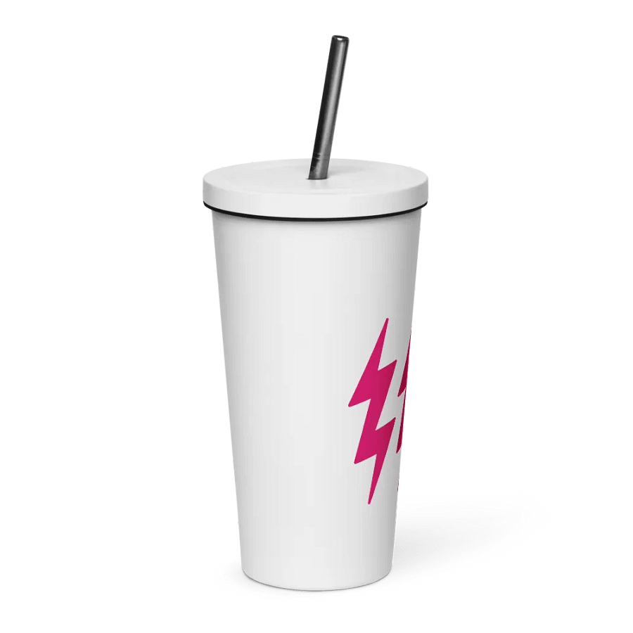 Red Electric Tiger with Pink Lightning - Insulated Tumbler product image (4)