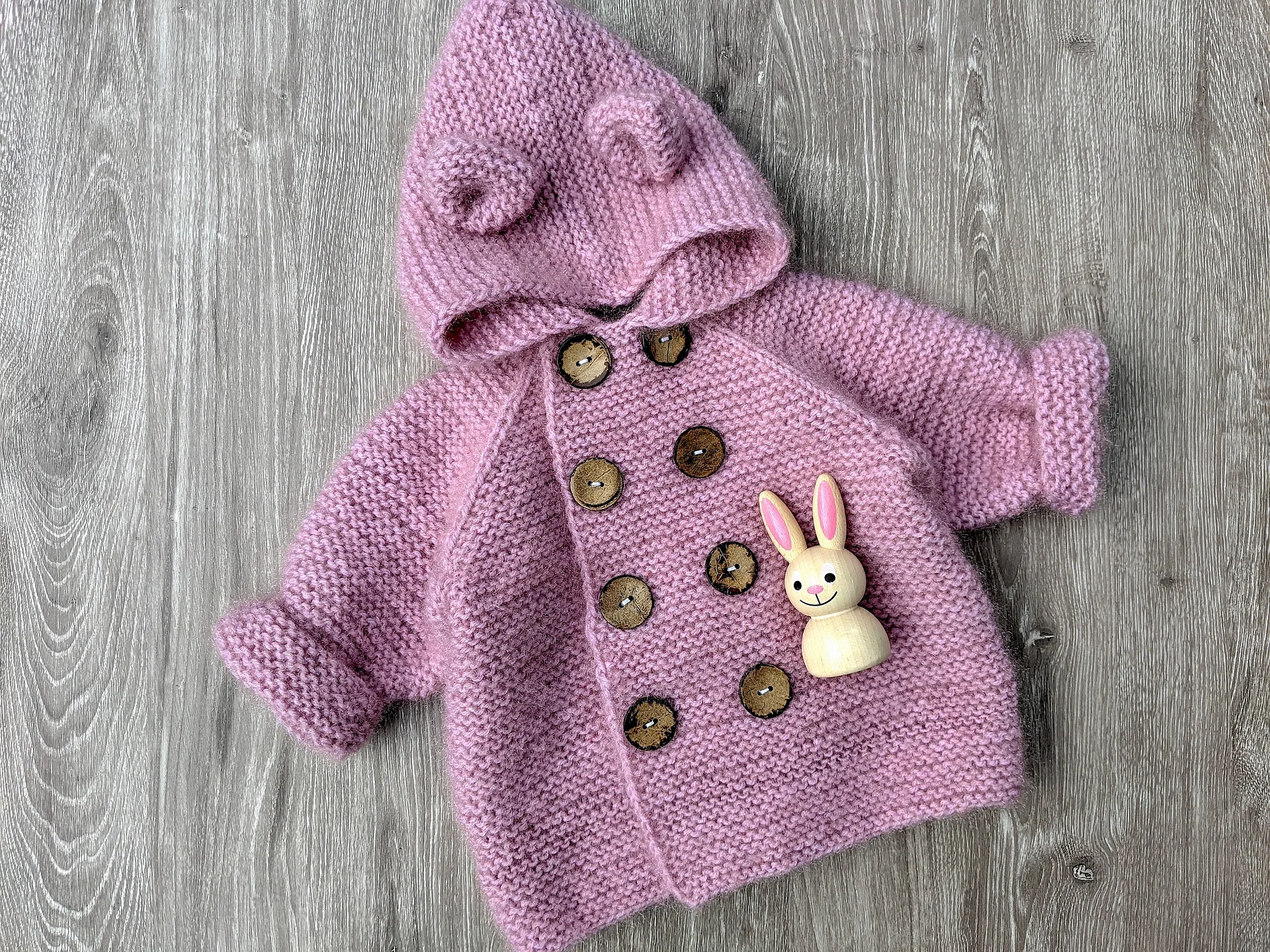 Baby Cardigan Knitting Pattern product image (2)