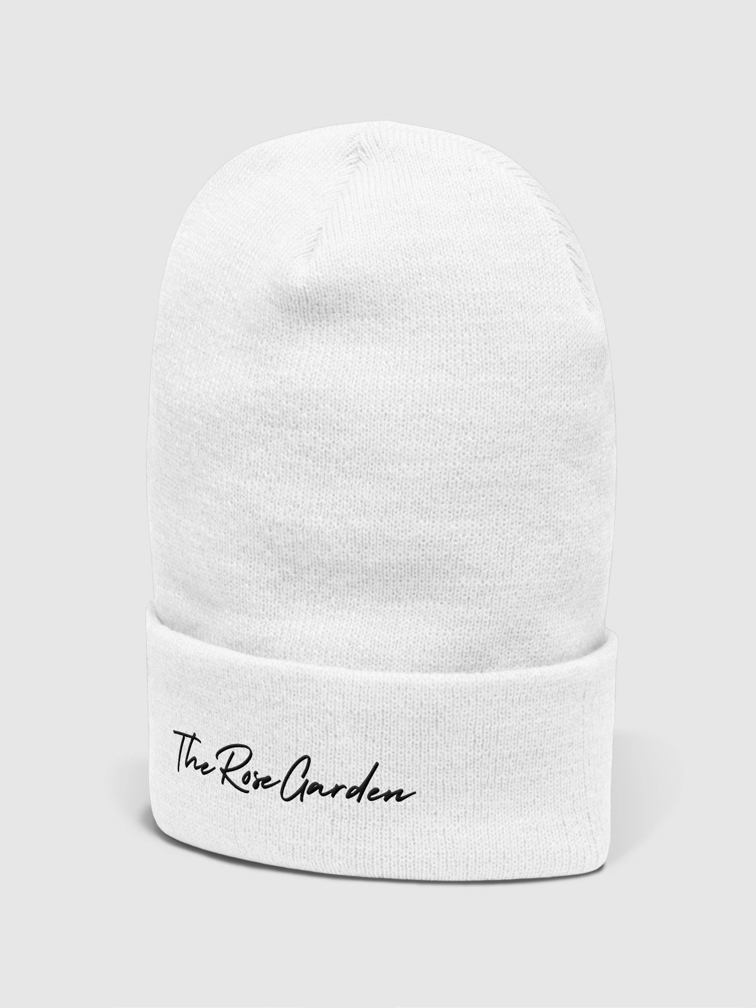 TheRoseGarden Embroidered Beanie (black font) product image (9)