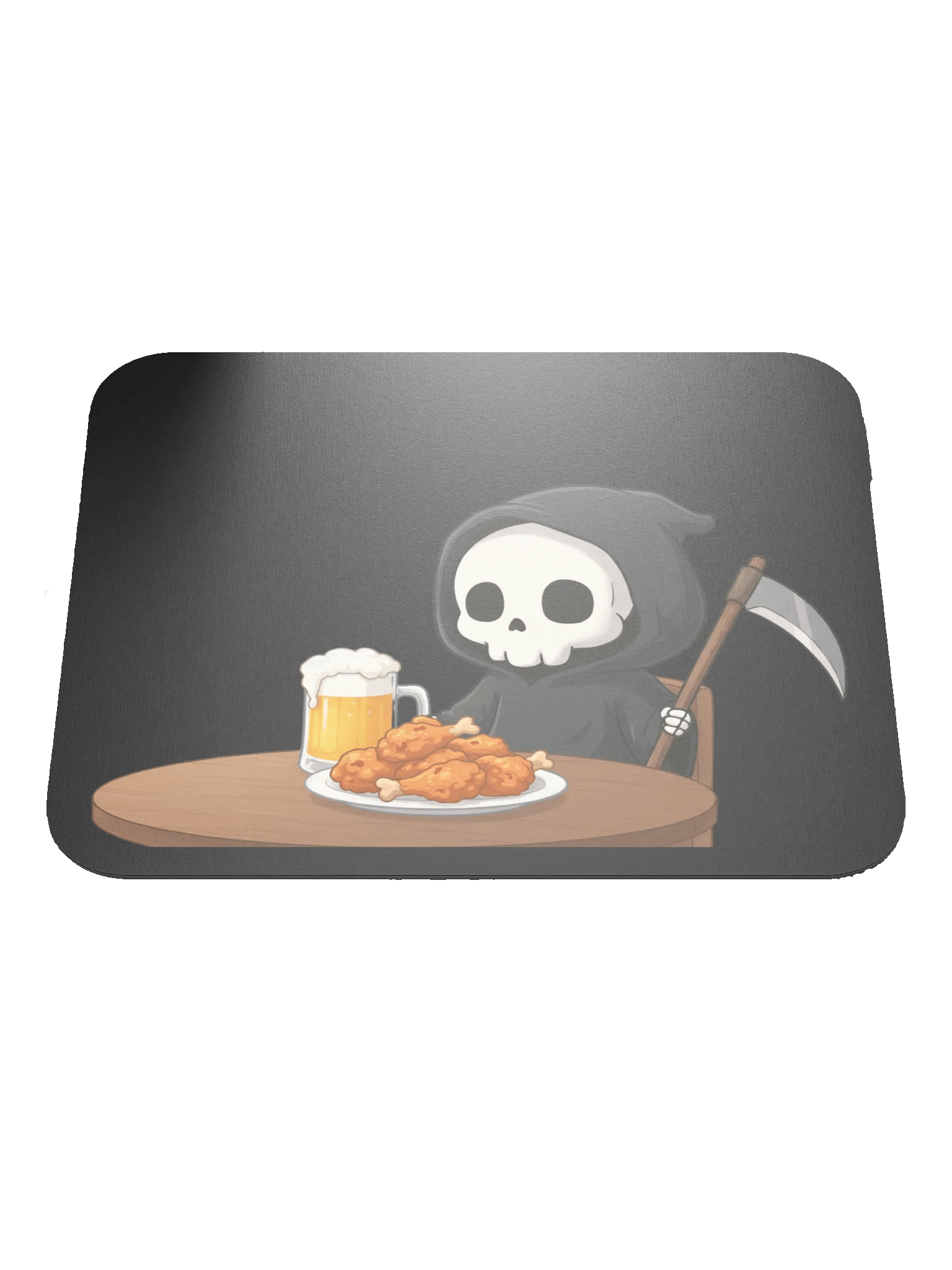 Grim - Wings Black Mouse Pad product image (2)