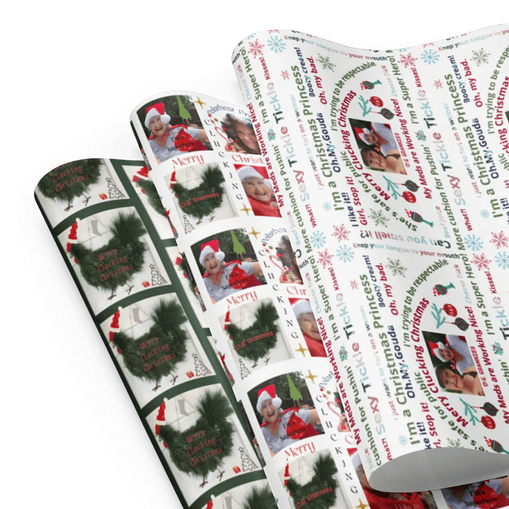 Gift Wrapping - Set of (3) Original O.G. Grannies Design product image (1)