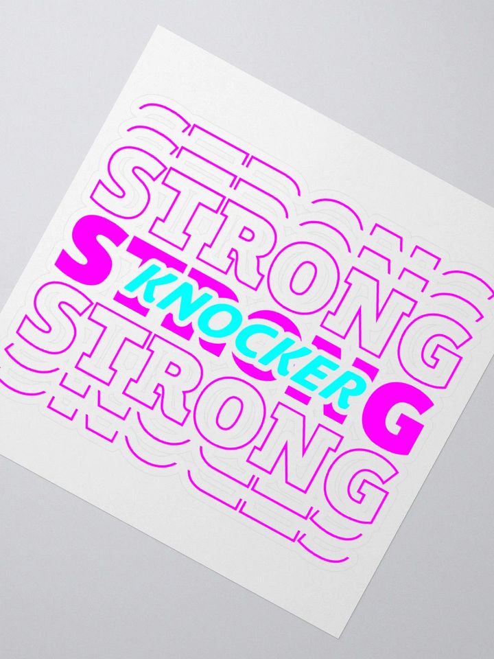 KNOCKER STRONG STICKER product image (2)