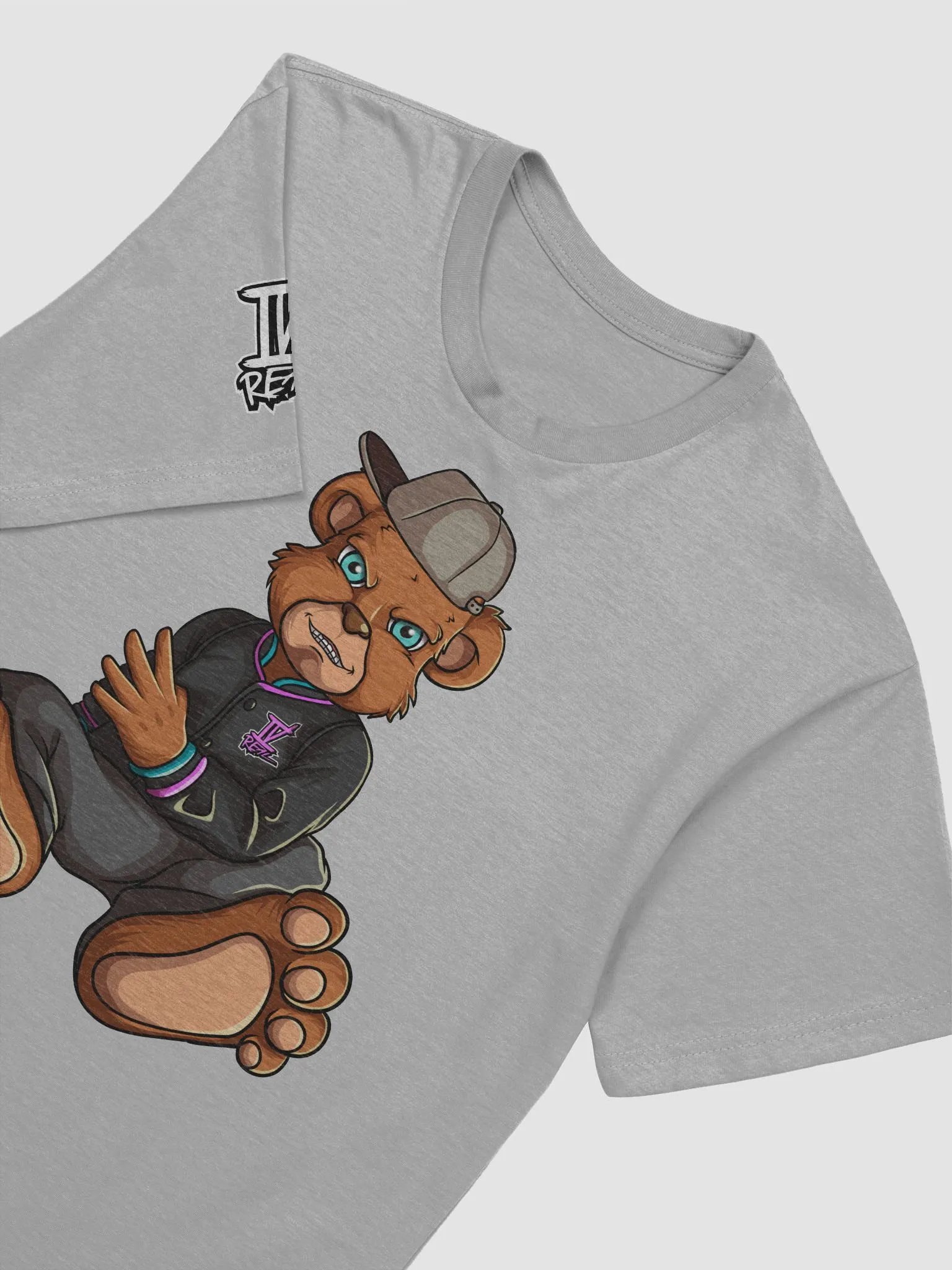 Sitting Bear Grey T-Shirt product image (4)