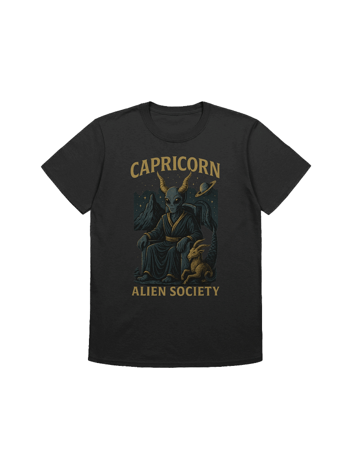 Capricorn Alien Throne T-Shirt product image (1)