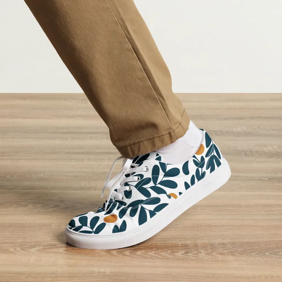 Leaves Men's Lace-Up Canvas Shoe product image (3)