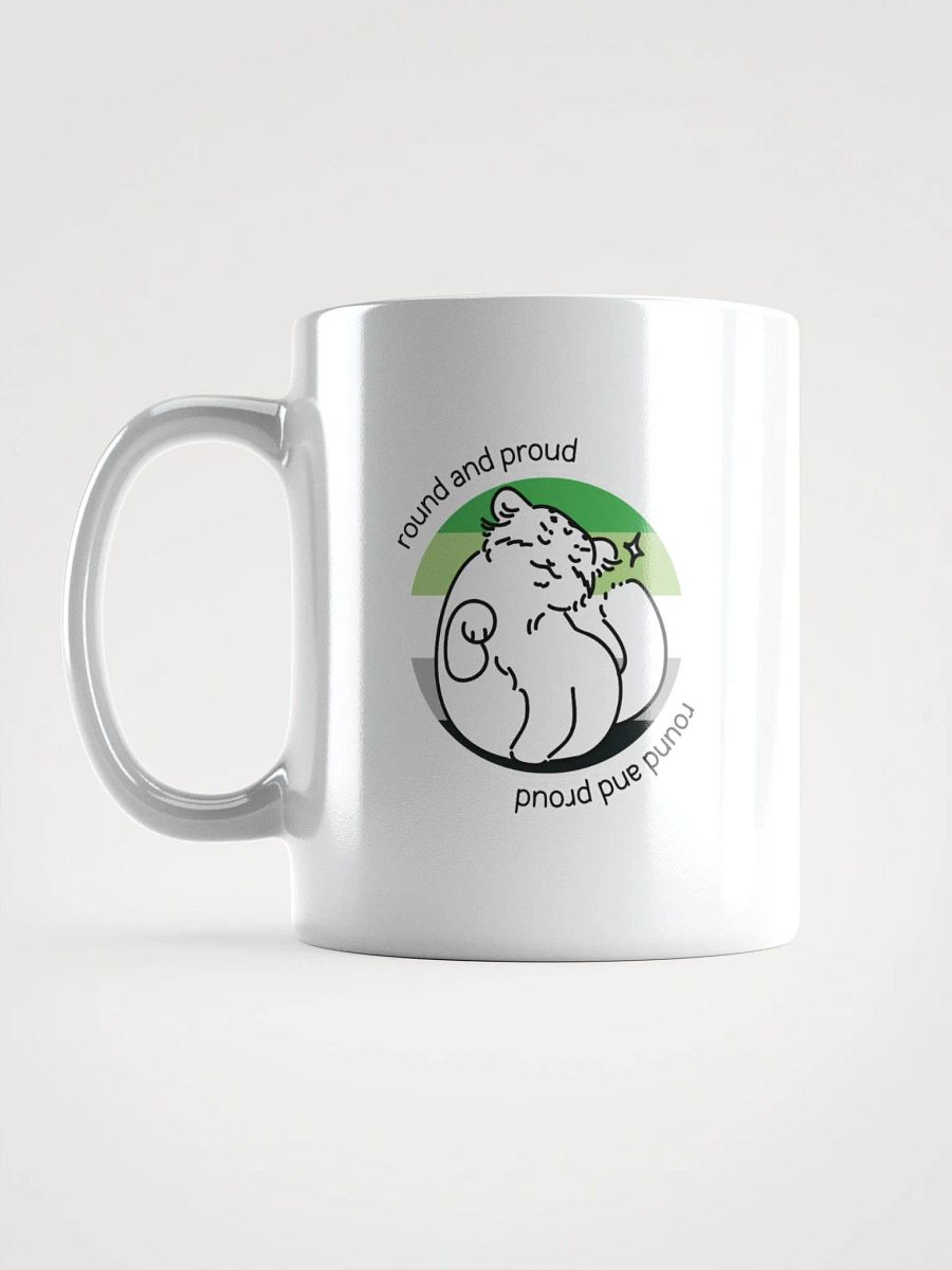 Round and Proud Manul Aromantic Version - White Mug product image (17)