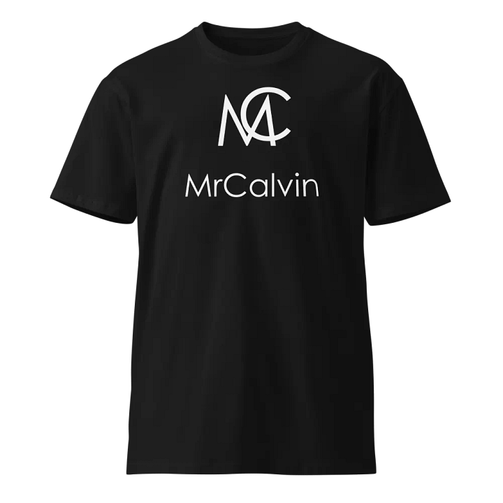 MrCalvin Monochrome Stylized Letters Unisex T-Shirt product image (1)
