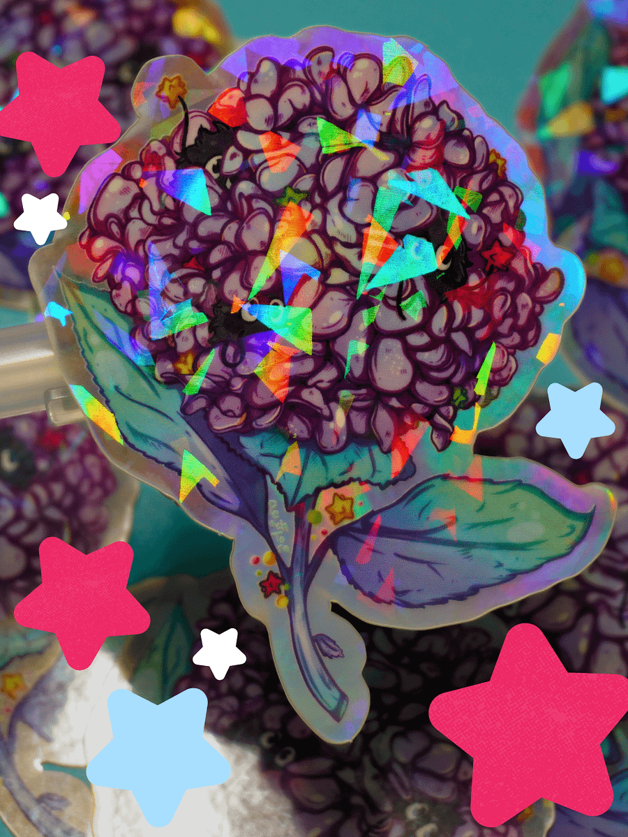 Hydrangea Soot Sprites 🌼 (Holographic) product image (2)