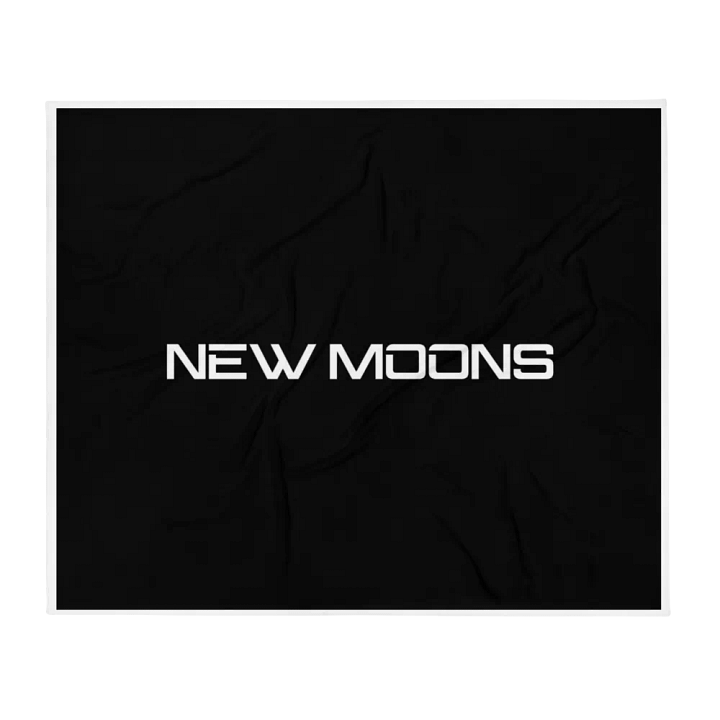 New Moons Fuzzy Throw Blanket product image (2)