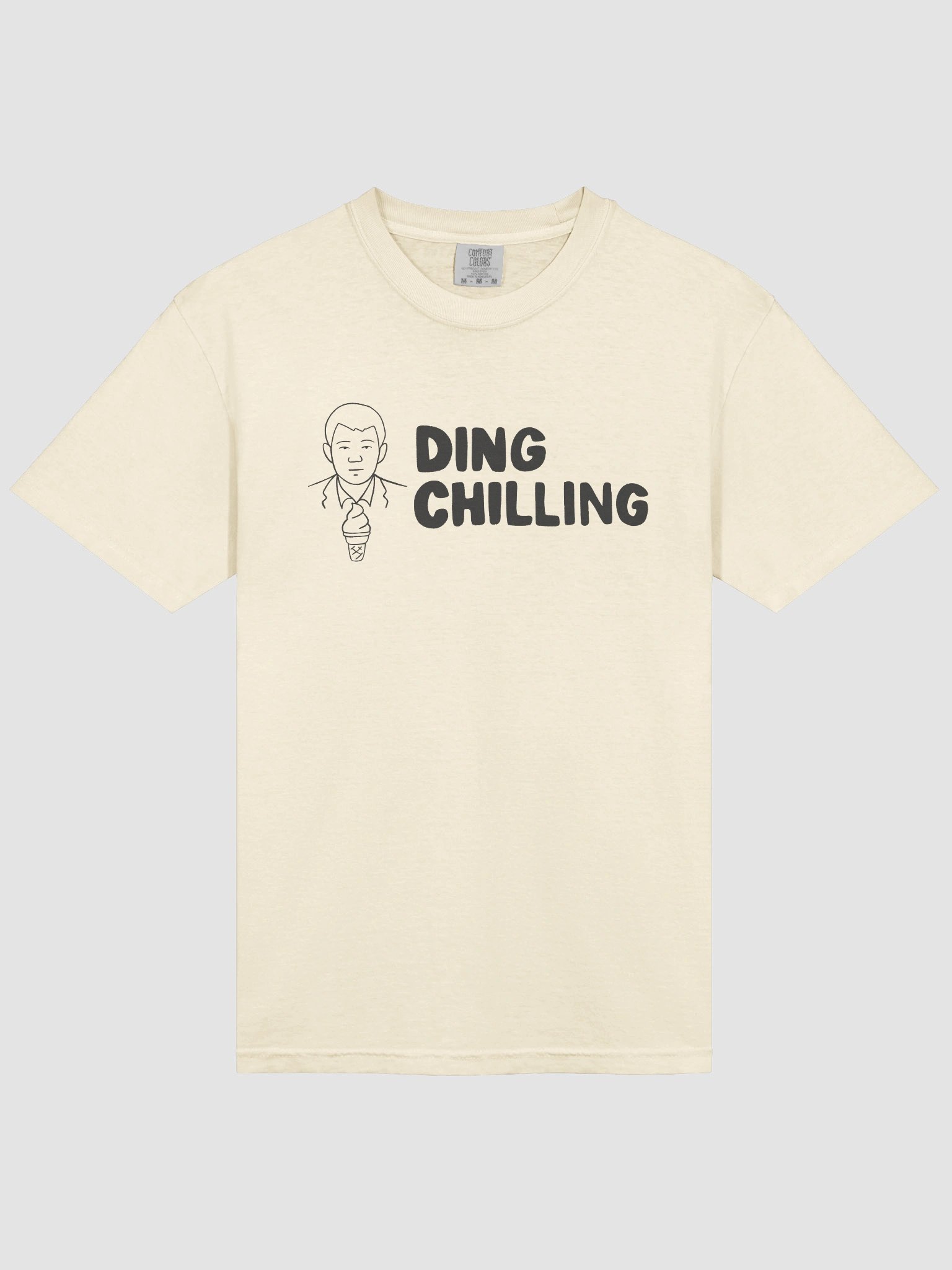 Ding Chilling [4b2] – Funny Chess Meme Design | Black Line Art for Light Colors | T-Shirt product image (30)