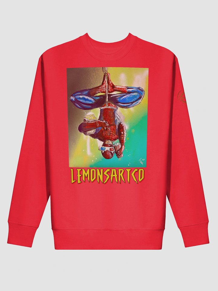 Spider Man Movie Night Pop Art Premium Sweatshirt product image (2)