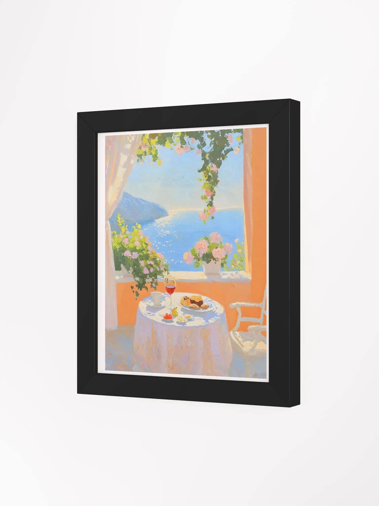 Seaside Serenity Framed Matte Poster Art product image (3)