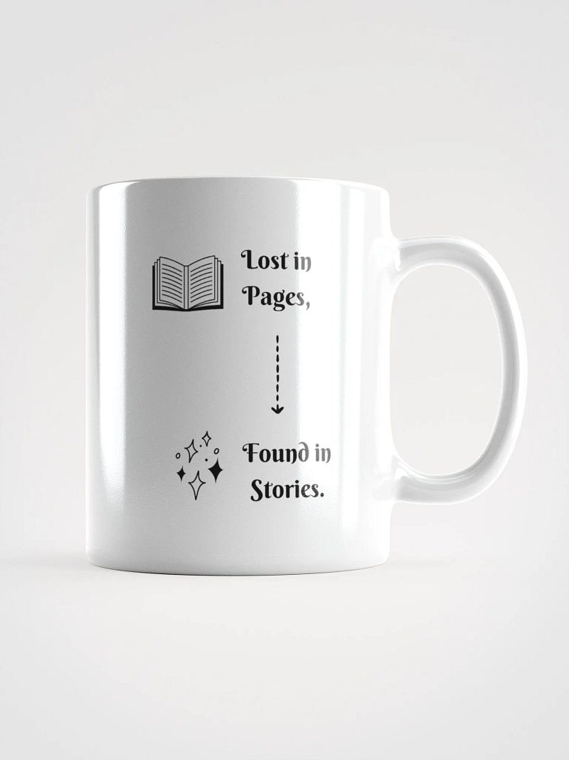 "Lost in Pages, Found in Stories" – The Perfect Mug for Book Lovers!