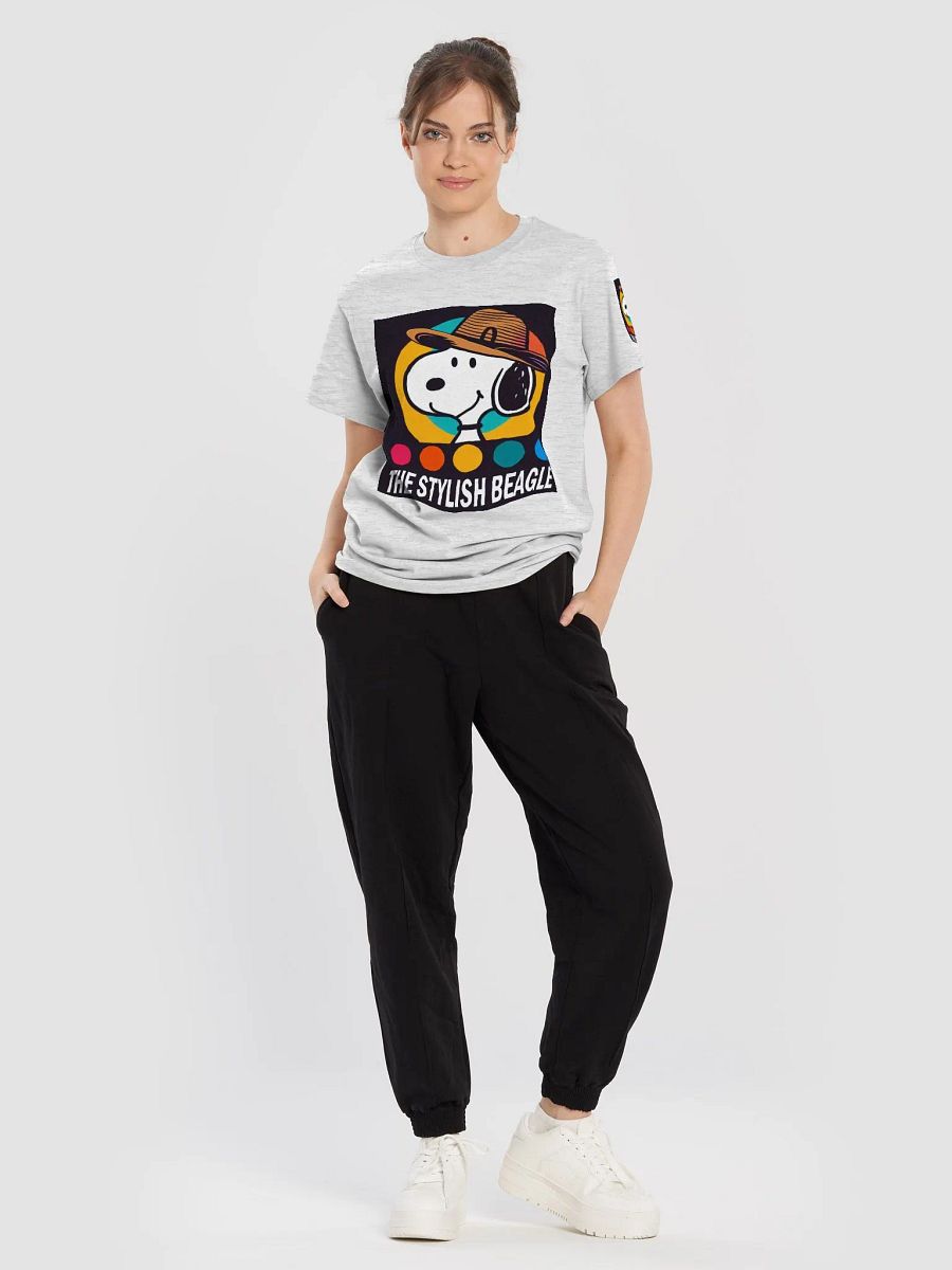 Stylish Beagle Wide-Brimmed T-Shirt product image (51)