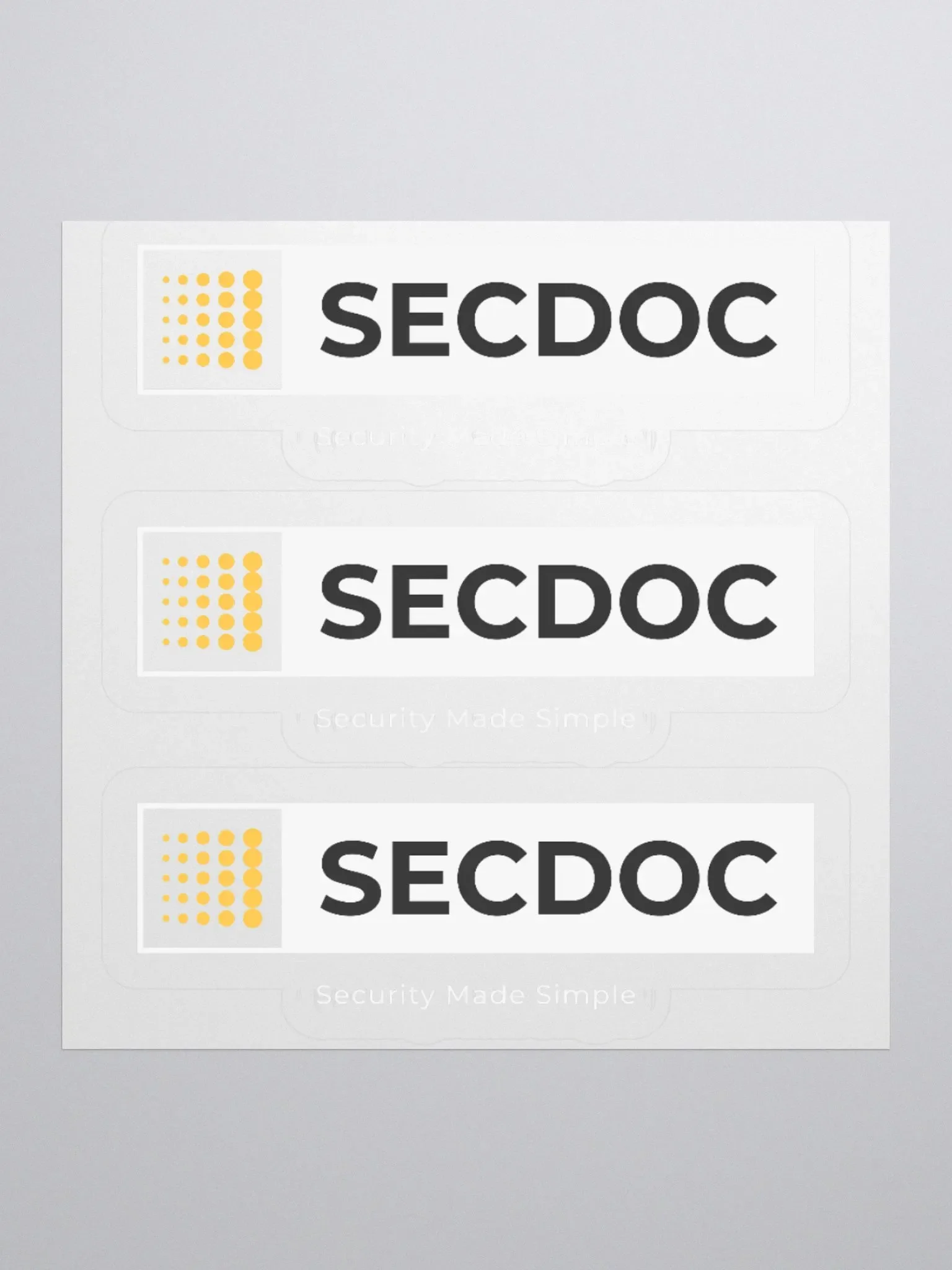 Vibrant SECDOC Kiss Cut Stickers Set product image (1)