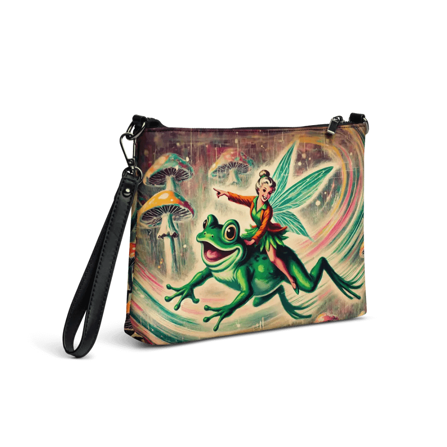 Enchanted Frog Fairy Crossbody Bag - Whimsical Purse product image (4)