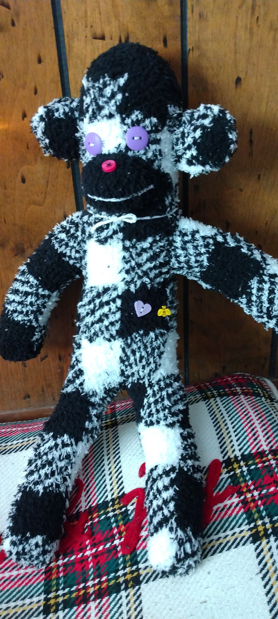 Lovely Plush Monkey, handmade with love by Miss Maria product image (3)