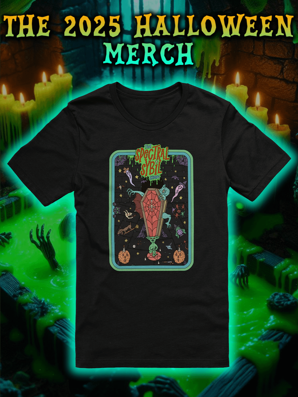 2025 Halloween Haunted Crypt Tee product image (1)