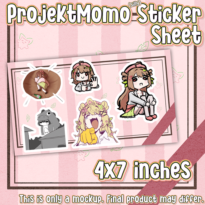ProjektMomo Sticker Sheet product image (2)