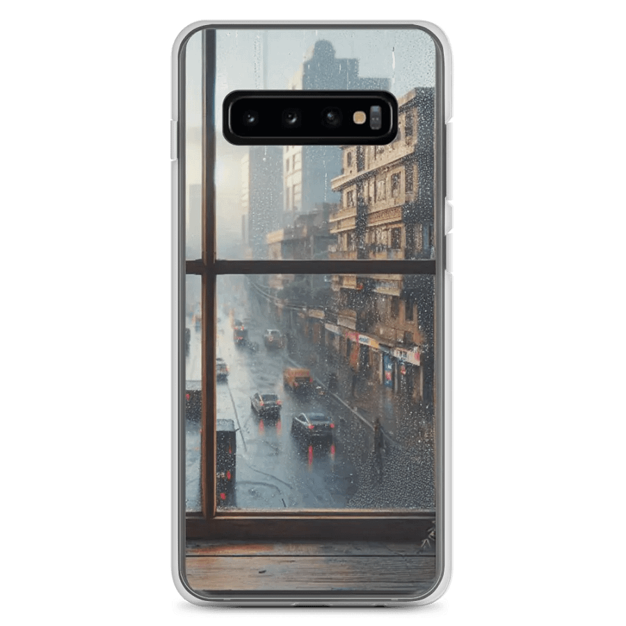 Rainy Cityscape Samsung® Clear Case product image (2)