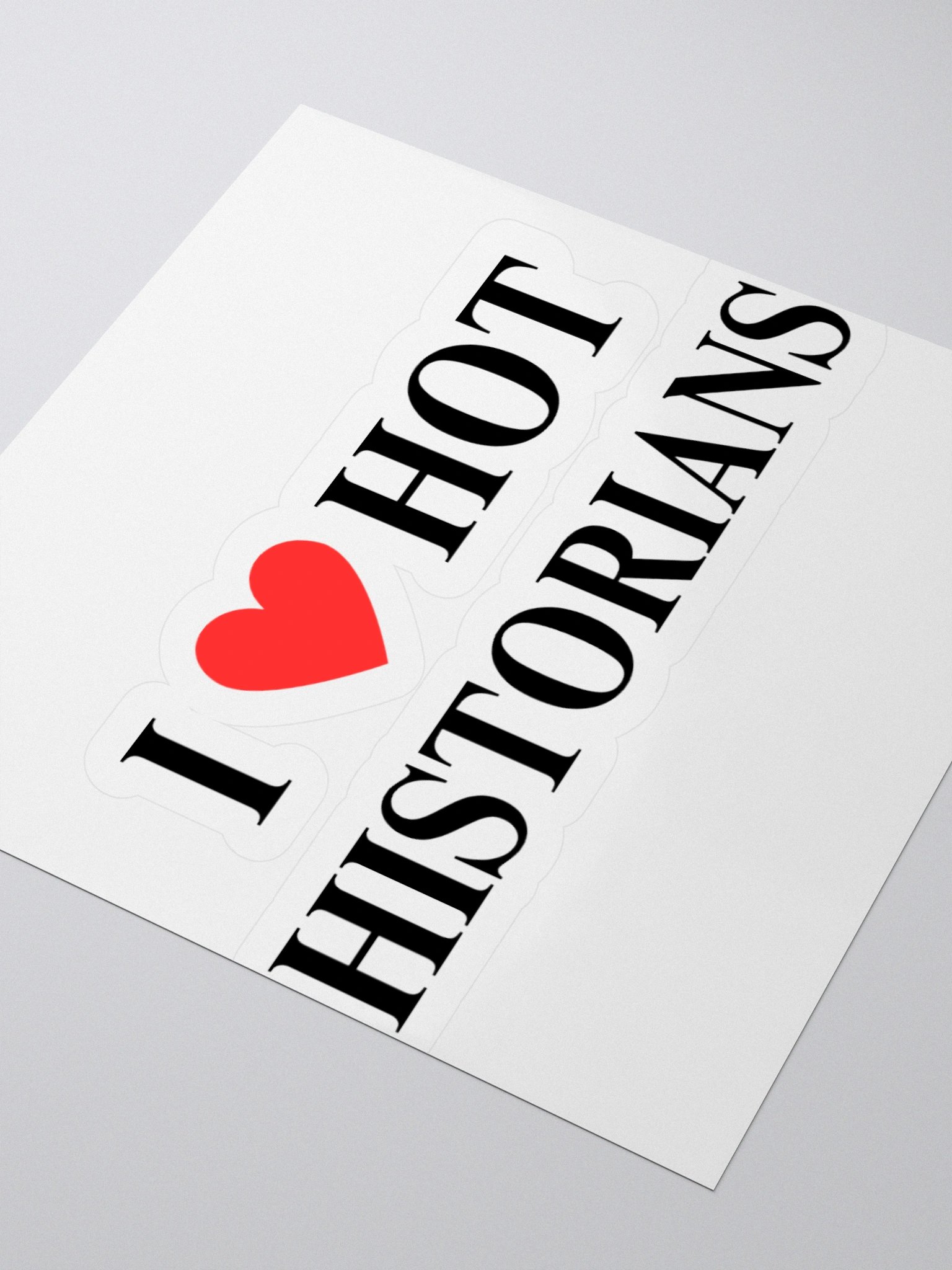 I HEART HOT HISTORIANS STICKER product image (11)