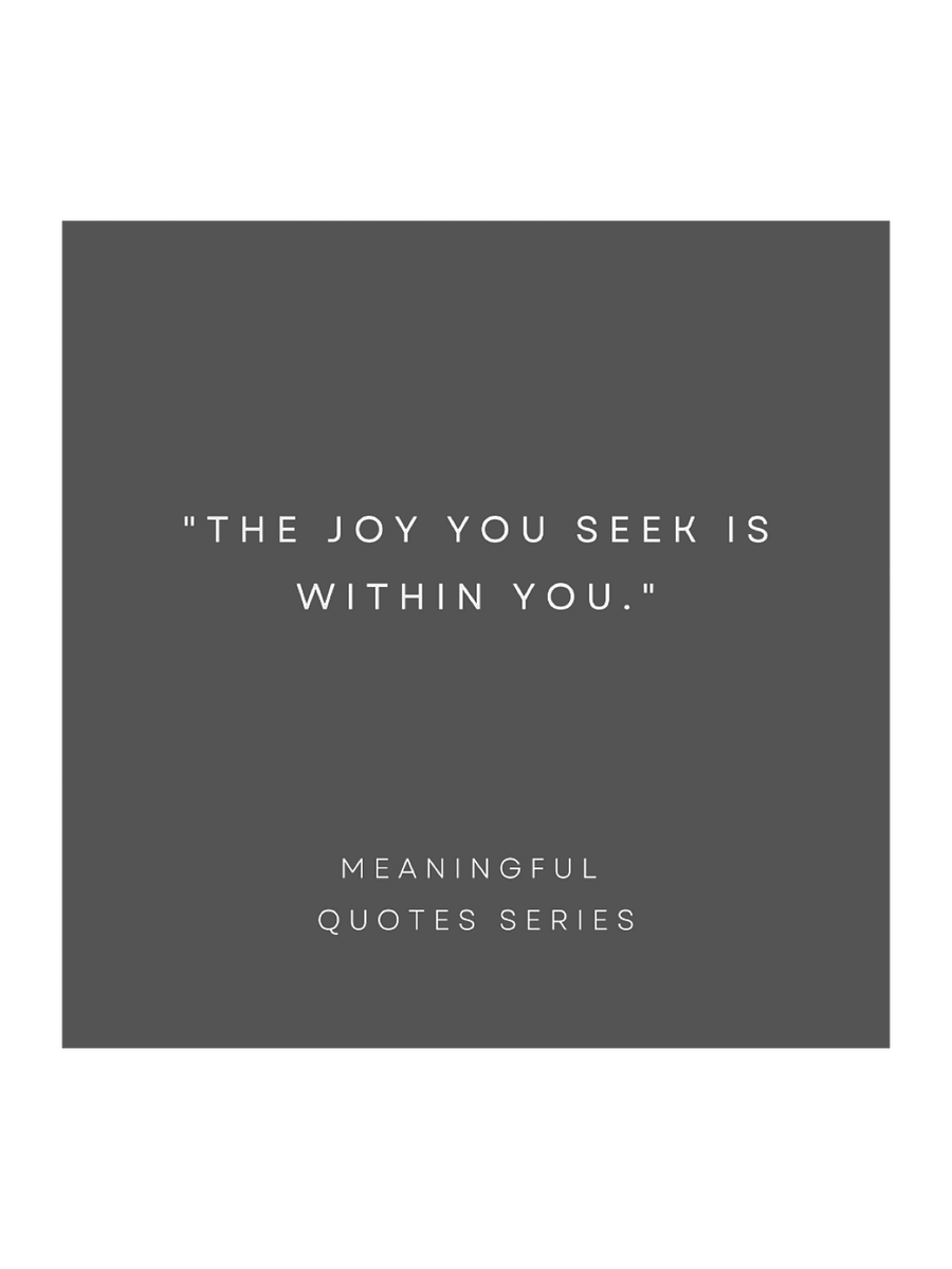The Joy You Seek Is Within You. product image (1)