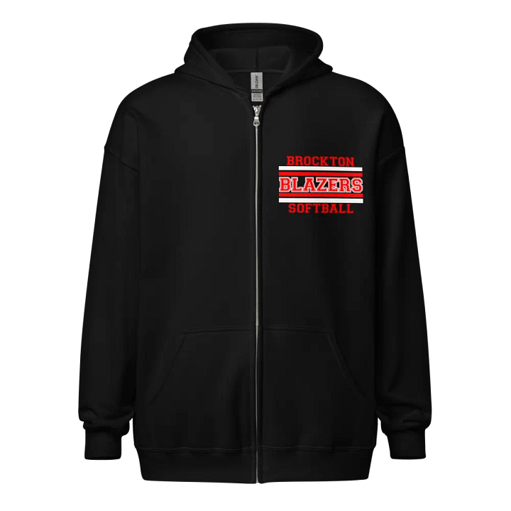 Brockton Blazers Softball Zip Hoodie - Black product image (1)