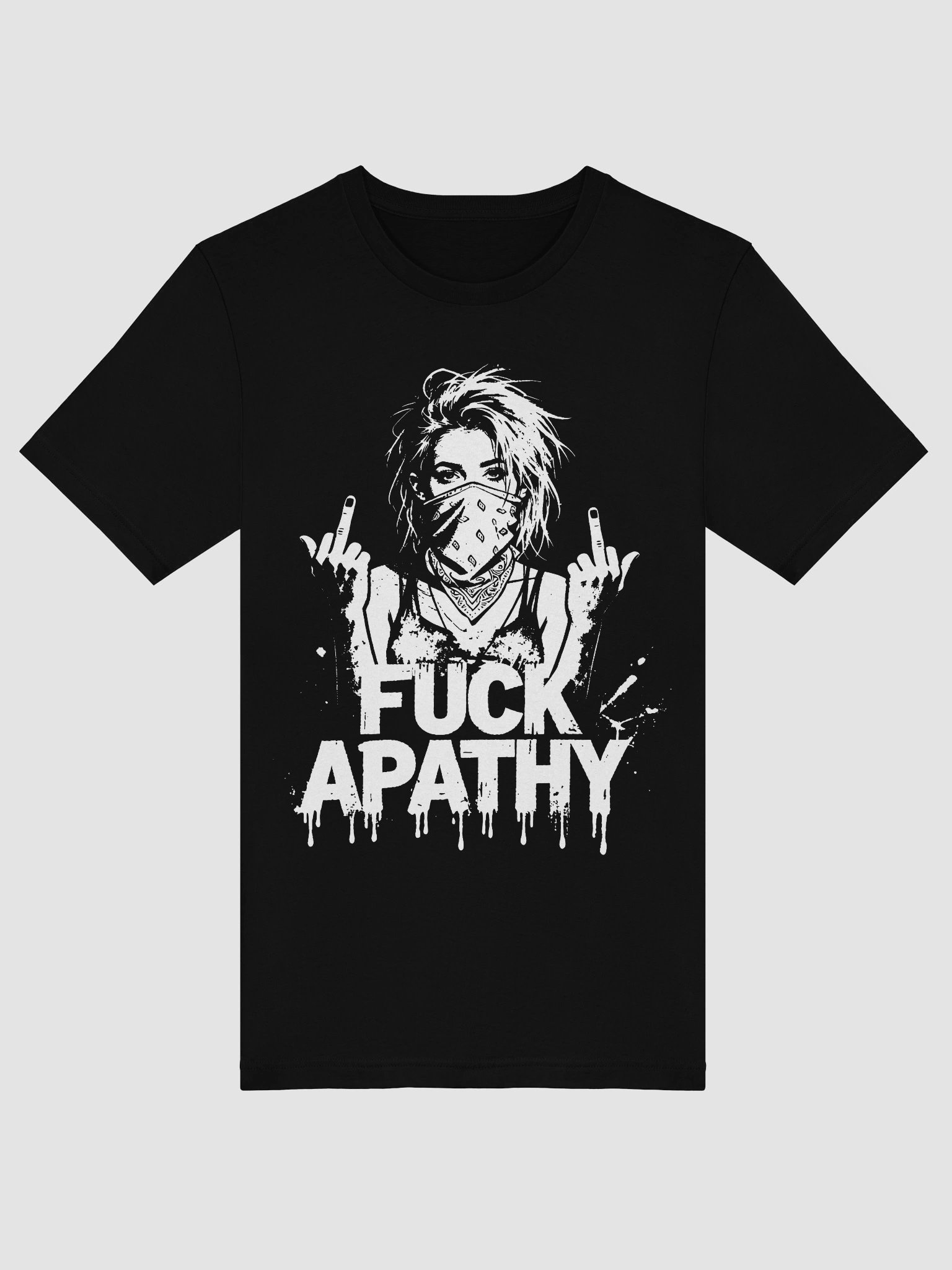 Fuck Apathy Alt Motivational Tee product image (5)