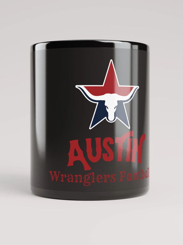 Austin Wranglers Black Glossy Mug product image (1)