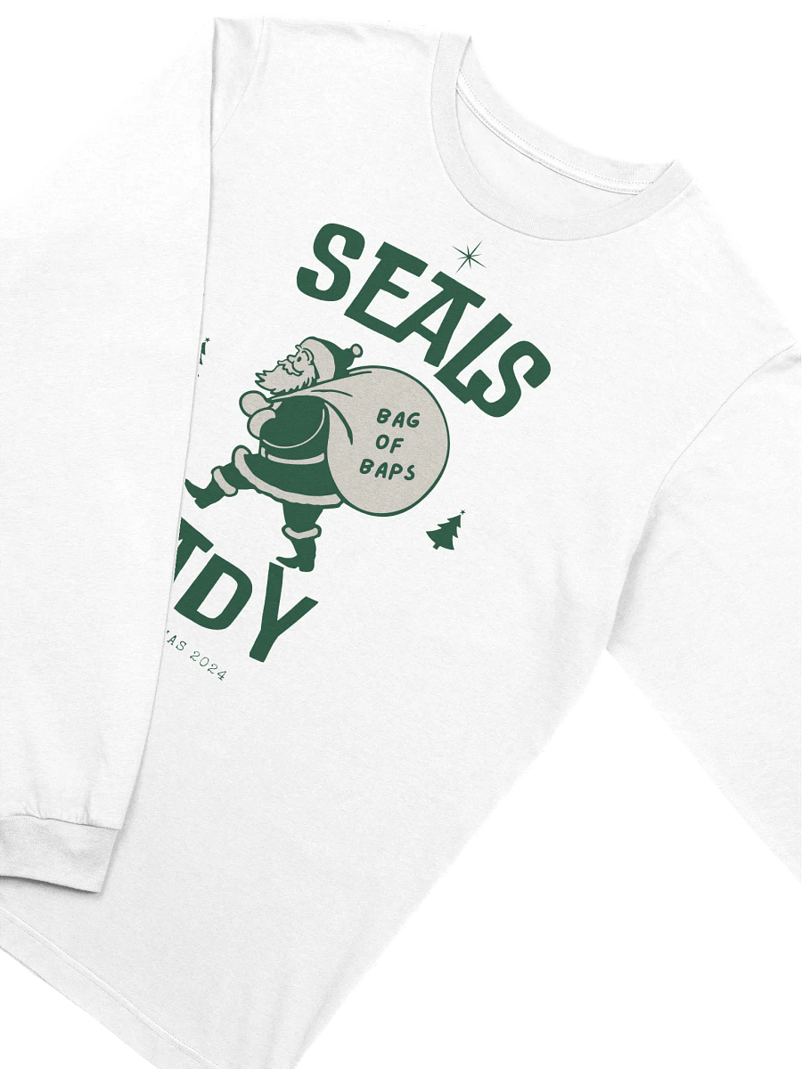 Santa's Bag of Baps - Green - Long Sleeve product image (3)