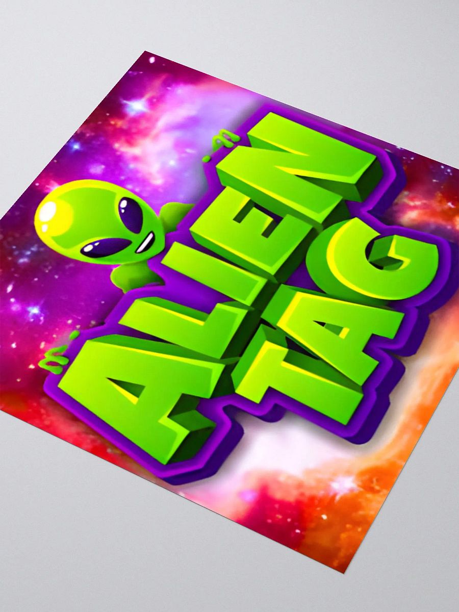 Alien Tag Competitive Sticker product image (3)